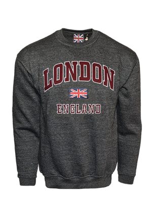 Unisex London England Applique Sweatshirt