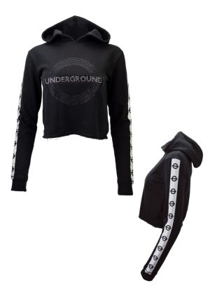 TFL Ladies Crop Top Hood