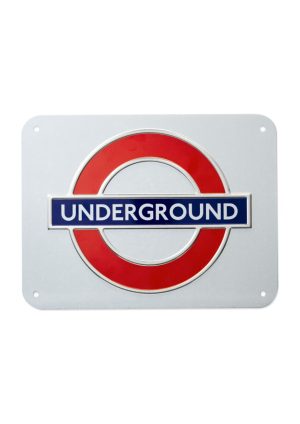 London Underground Metal Door Signs