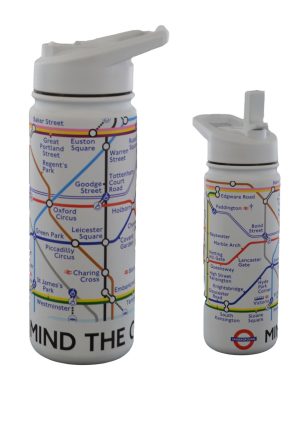 TFL White Map Travel Water bottle 500 ml