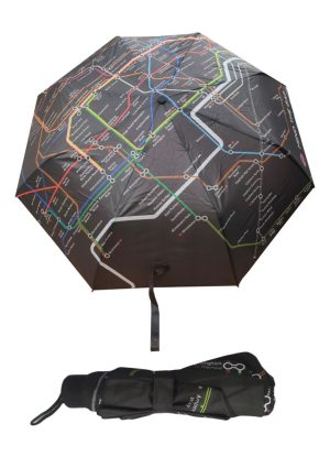 TFL8002 Licensed Underground Tube Map Mini Umbrella